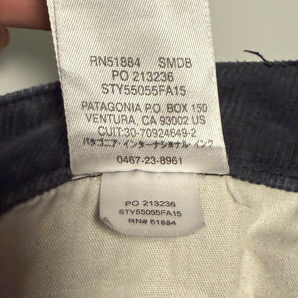 Patagonia Dark Blue Women's Fitted Corduroy Pants Size 29| 8 - Picture 7 of 8